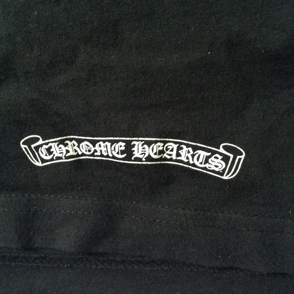 Chrome Hearts Script Dagger Logo Tee - Picture 2 of 10